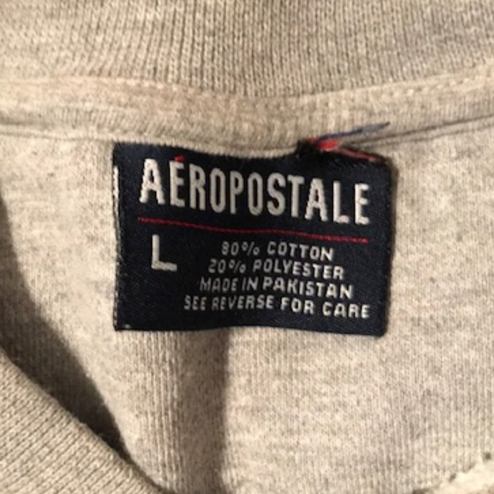 ❤️Women's Aeropostale Gray Sweatshirt - Size Large - Picture 3 of 4